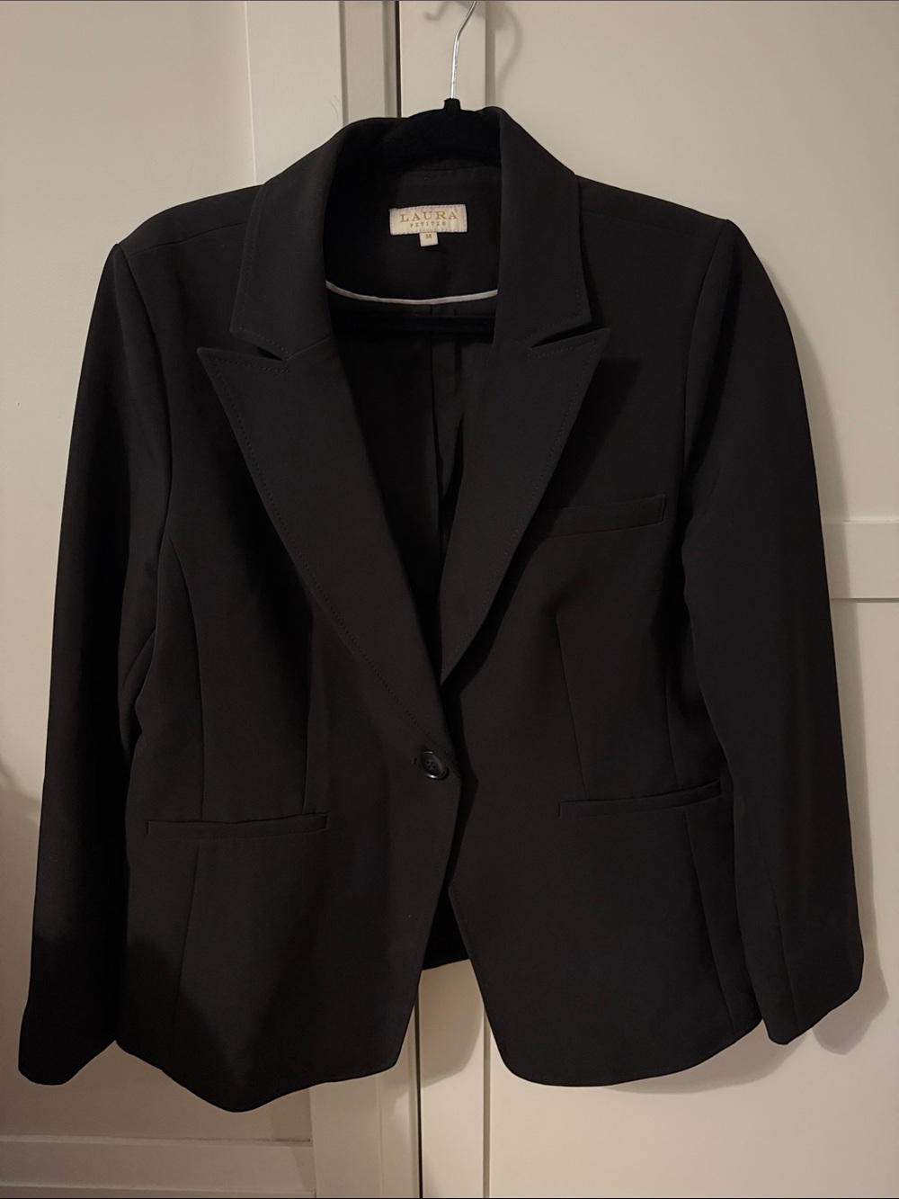 Laura Petites Black Classic Single-Button Blazer & Matching pants